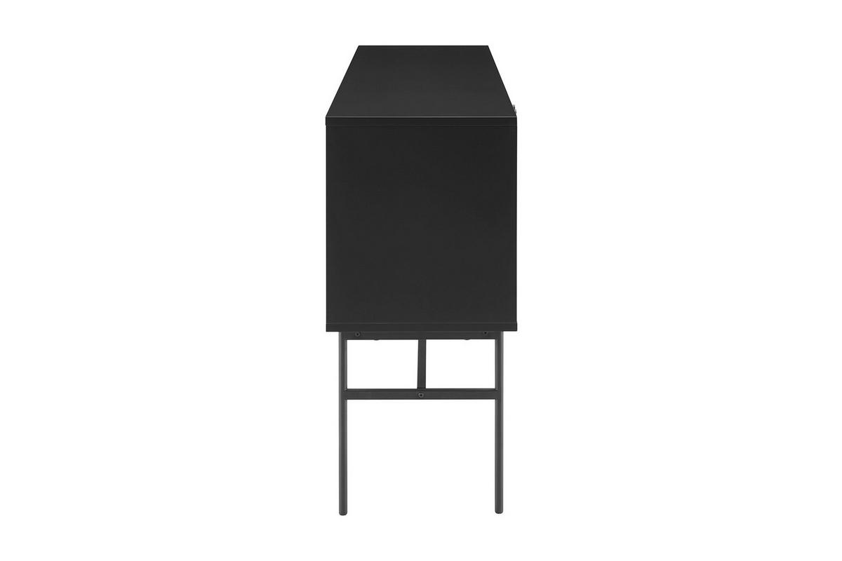 SIDEBOARD 160/85/40 cm  - Eichefarben/Schwarz, Design, Holz/Holzwerkstoff (160/85/40cm) - Livetastic