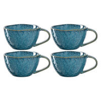 TASSENSET Matera 4-teilig  - Blau, LIFESTYLE, Keramik (13,2/6/10,4cm) - Leonardo