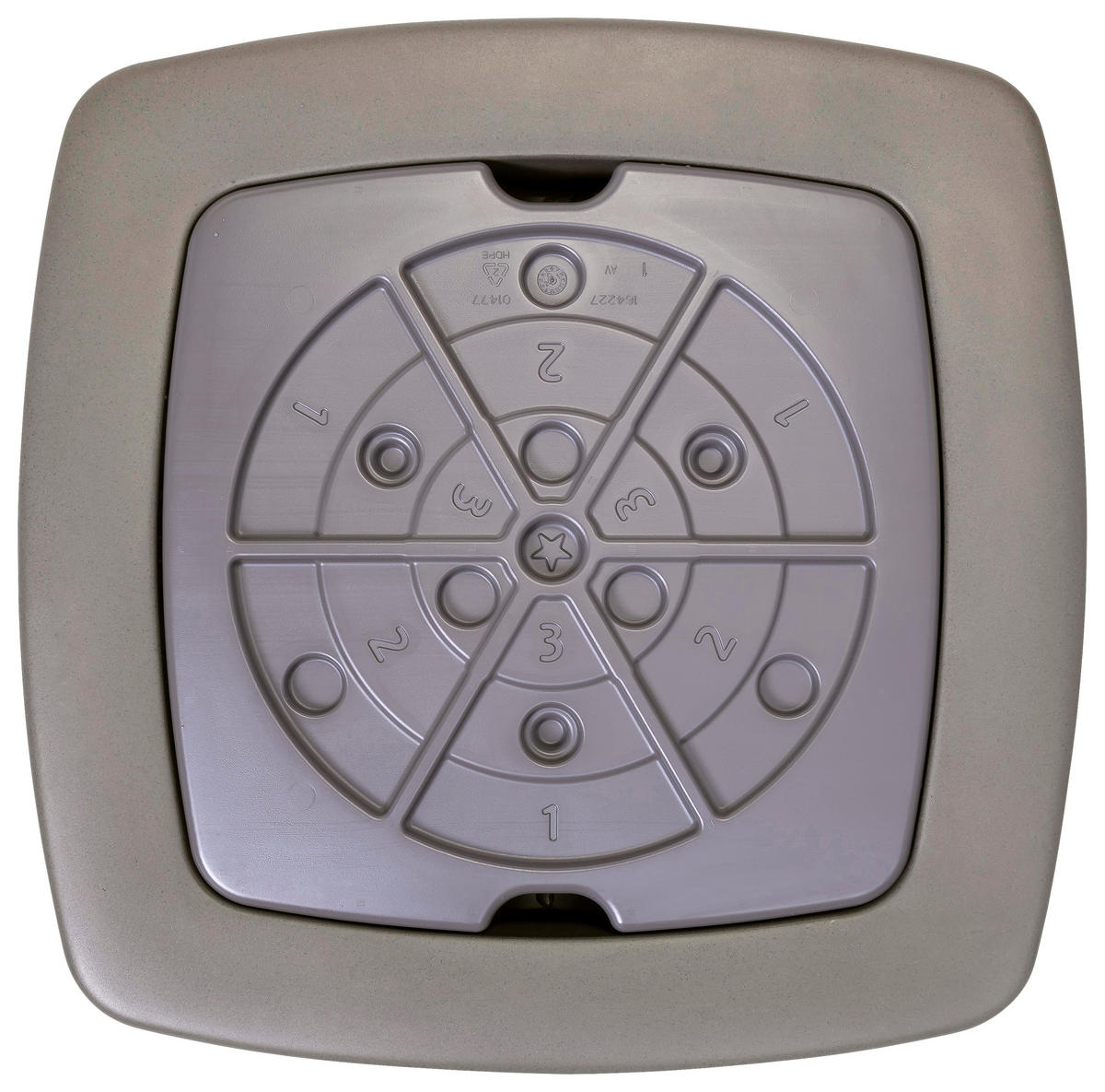 KÜHLBOX Grau  - Grau, KONVENTIONELL, Kunststoff (73,7/45,7/78,7cm) - Ambia Garden