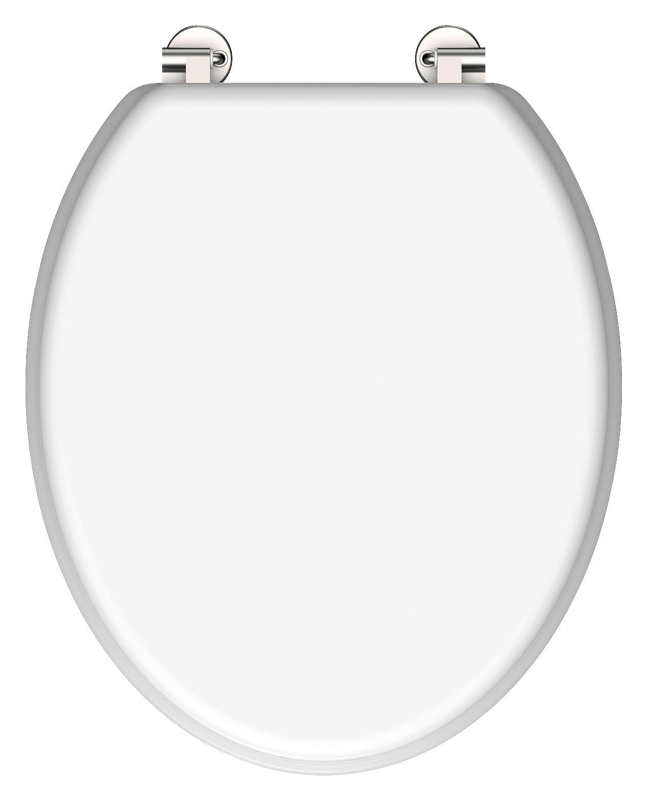 Wc-sitz Weiß Inkl. Befestigungsmaterial B 37,4 Cm