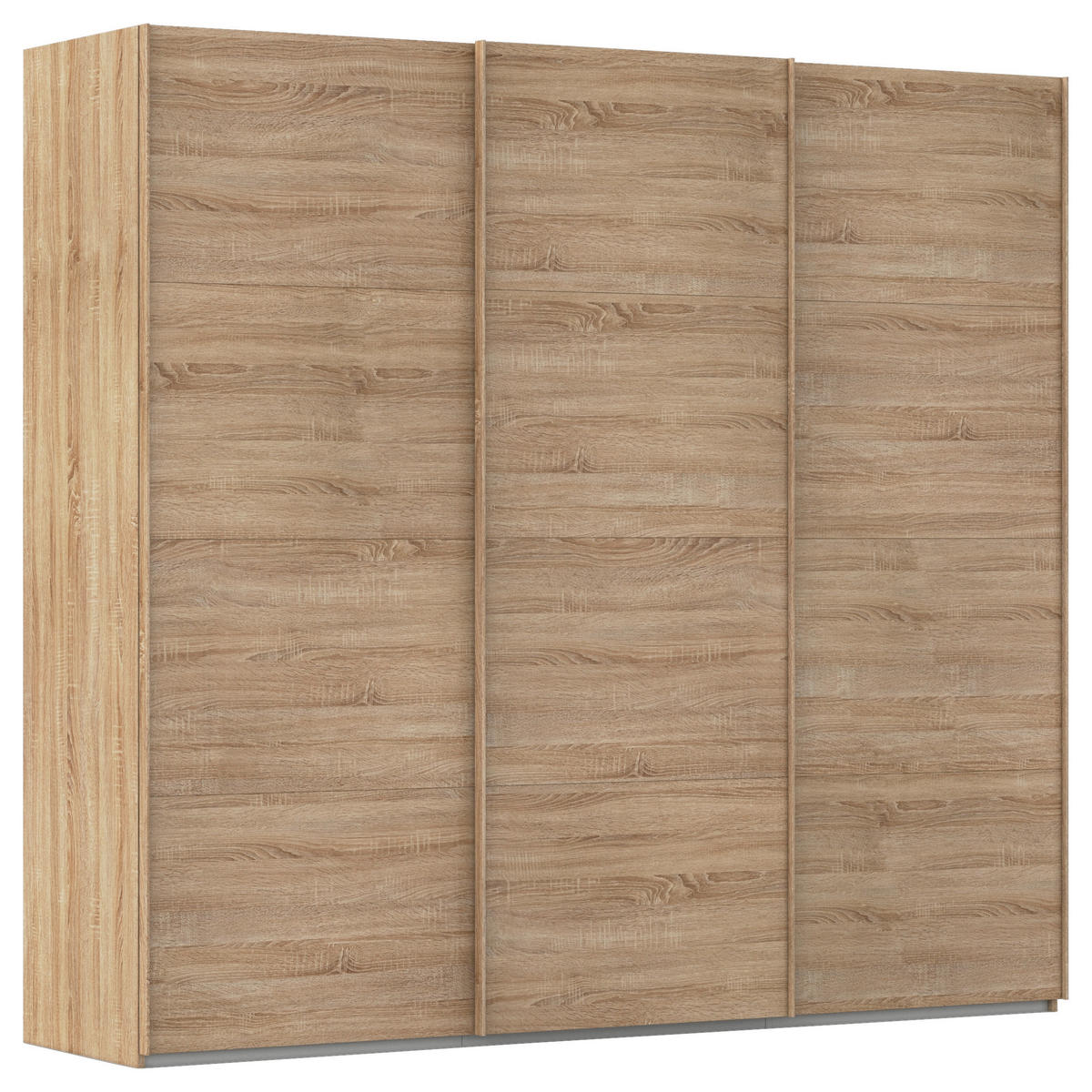 SCHWEBETÜRENSCHRANK 242/223/68 cm 3-türig Sonoma Eiche  - Sonoma Eiche, Design, Holzwerkstoff/Kunststoff (242/223/68cm) - Novel