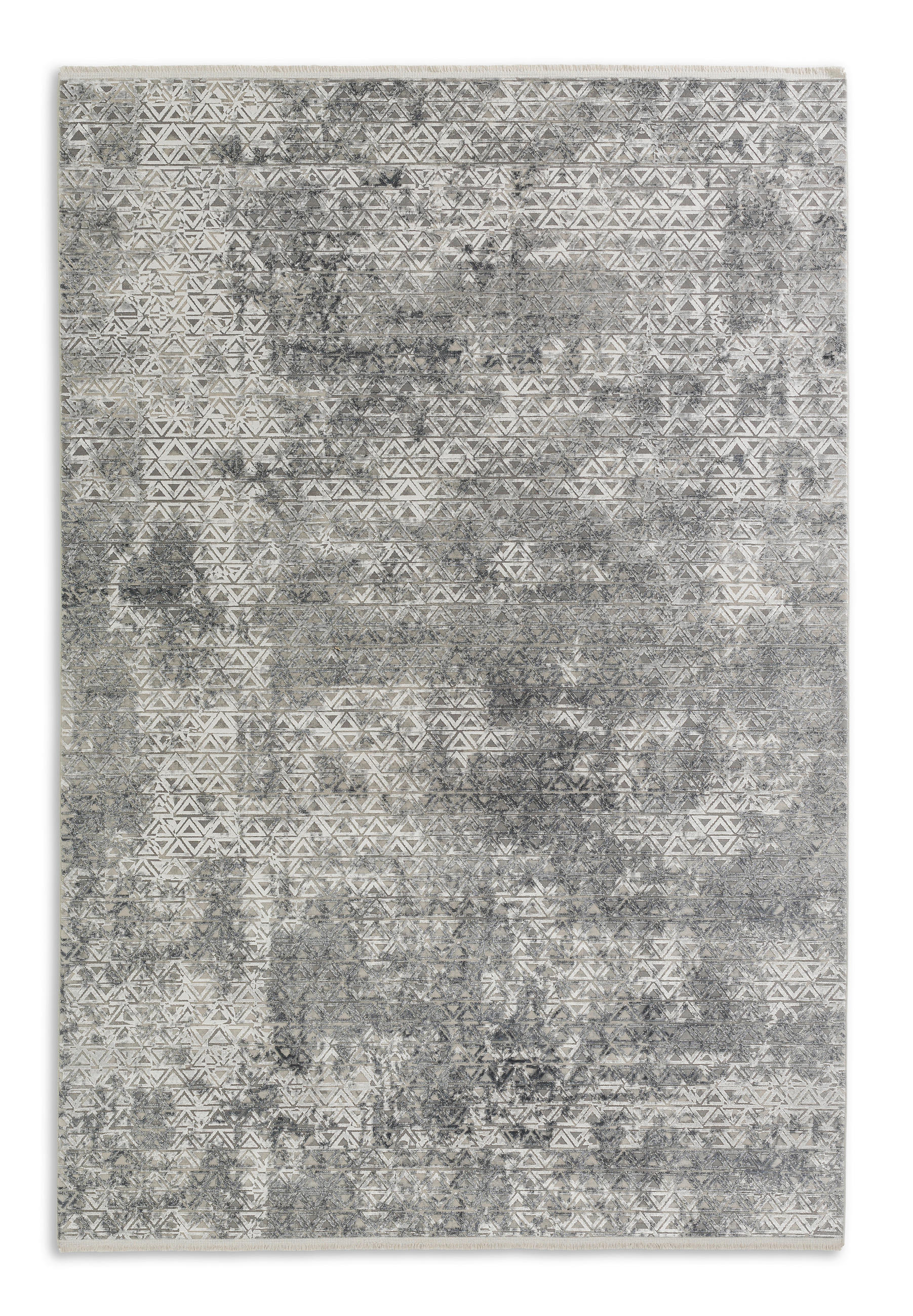 WEBTEPPICH 133/190 cm Vision Anthrazit, Grau  - Anthrazit/Grau, Design, Textil (133/190cm) - Schöner Wohnen