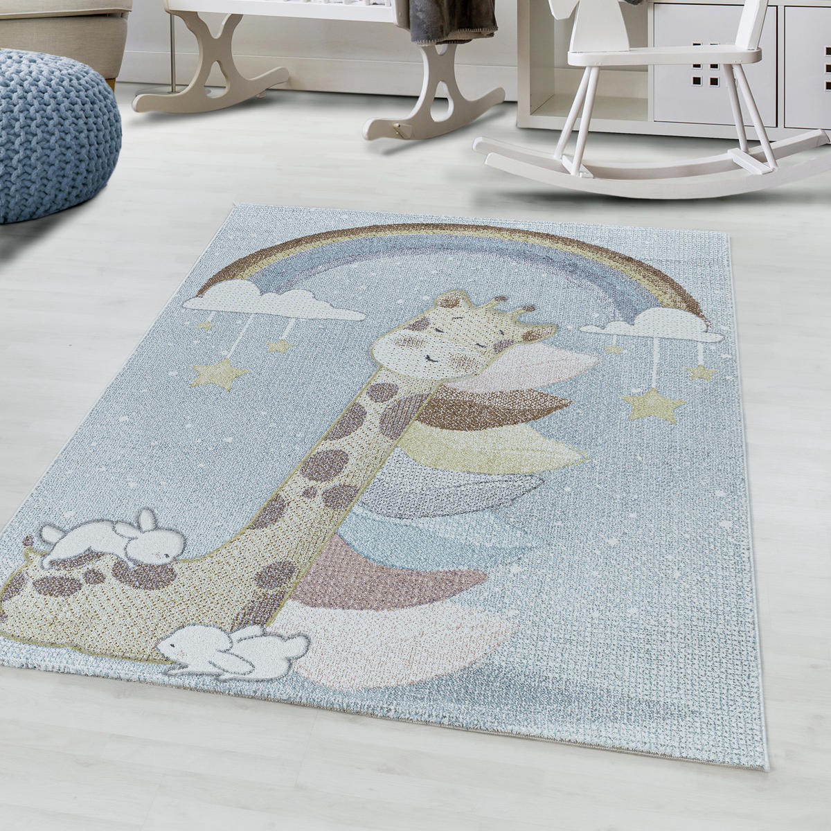 KINDERTEPPICH 160/230 cm Lucky 3612 Blau  - Blau, Trend, Textil (160/230cm)