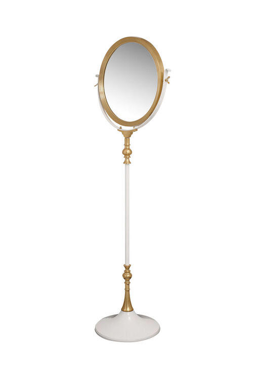 GOLVSPEGEL 62/173/40 cm    - vit, Lifestyle, metall/glas (62/173/40cm) - Kayoom