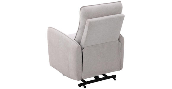 RELAXSESSEL Leinenoptik    - Schwarz/Naturfarben, Design, Textil/Metall (74/101/92cm) - Carryhome