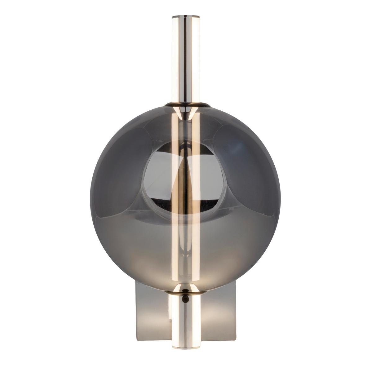 LED-WANDLEUCHTE Nova 18/22,2/31,3 cm   - Design, Glas/Metall (18/22,2/31,3cm) - Näve