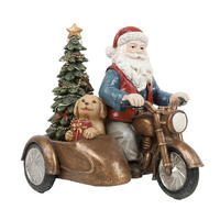 WEIHNACHTSMANN  - Dunkelrosa, LIFESTYLE, Kunststoff (9/13,7/13,3cm) - X-Mas
