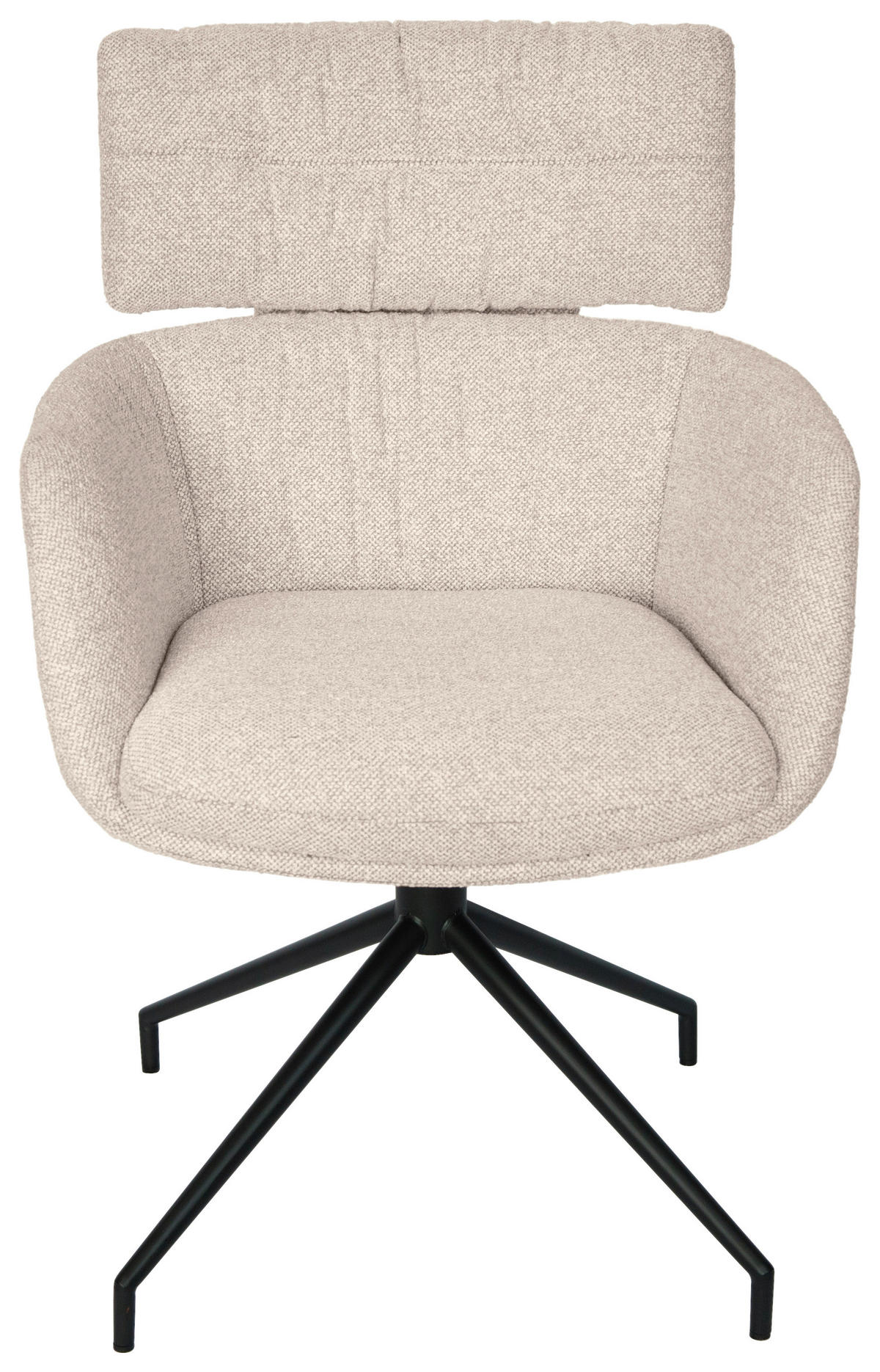 ARMLEHNSTUHL  in Eisen Webstoff  - Taupe/Eichefarben, Design, Holz/Textil (62/92/66cm) - Dieter Knoll