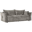 BOXSPRINGSOFA in Chenille Beige  - Beige/Schwarz, MODERN, Kunststoff/Textil (235/95/108cm) - Hom`in