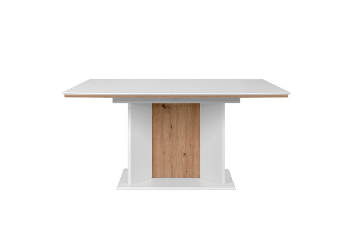 ESSTISCH in Holzwerkstoff 160/90/76 cm  - Weiss/Eiche Artisan, Modern, Holzwerkstoff (160/90/76cm) - MID.YOU