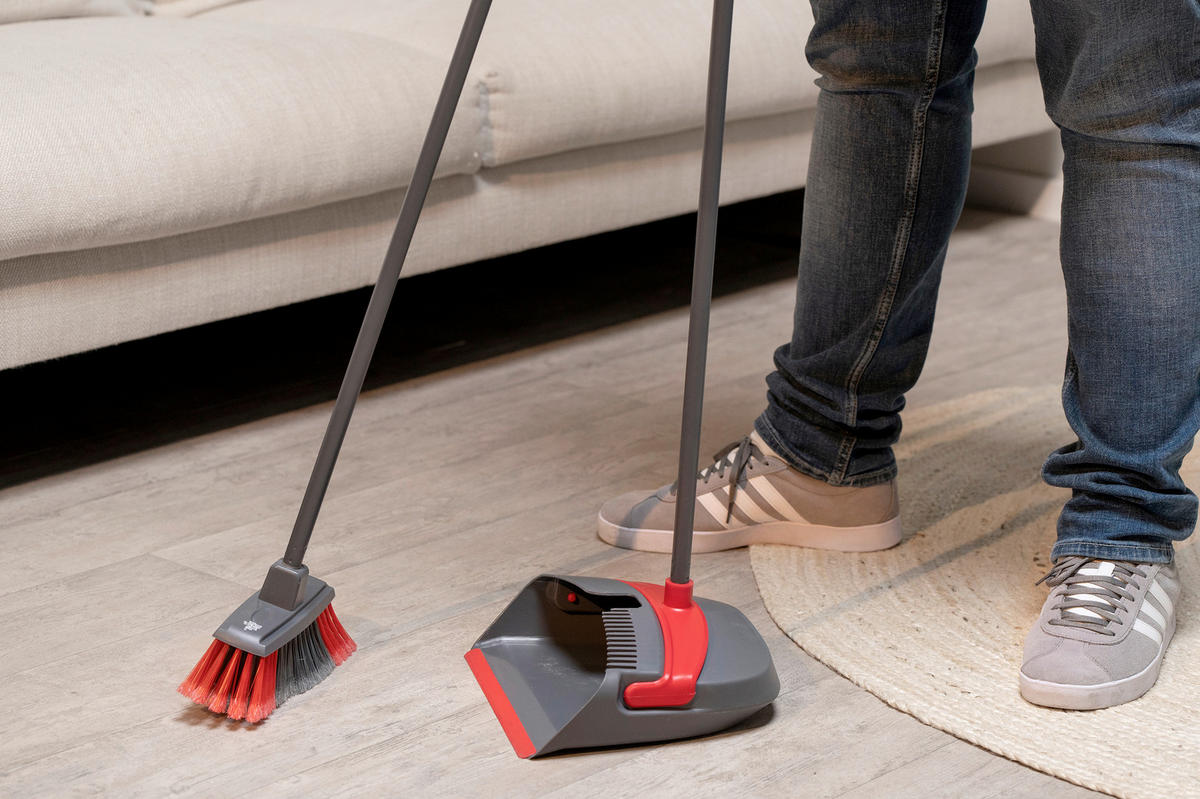 KEHRGARNITUR  - Rot/Grau, Basics, Kunststoff (26,5/24/92cm) - Dirt Devil