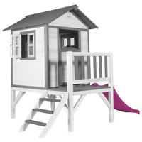 SPIELHAUS 240/189/167 cm  - Weiss/Lila, Konventionell, Holz/Kunststoff (240/189/167cm)
