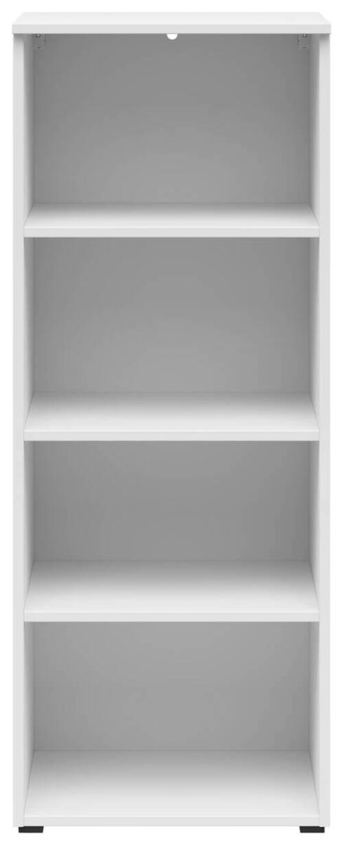 OTVORENA POLICA bela  - bela/antracit, Moderno, pločasti materijal/plastika (45/115/40cm) - Carryhome