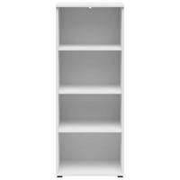 REGÁL, bílá, 45/115/40 cm - bílá/antracitová, Moderní, kompozitní dřevo/plast (45/115/40cm) - Carryhome