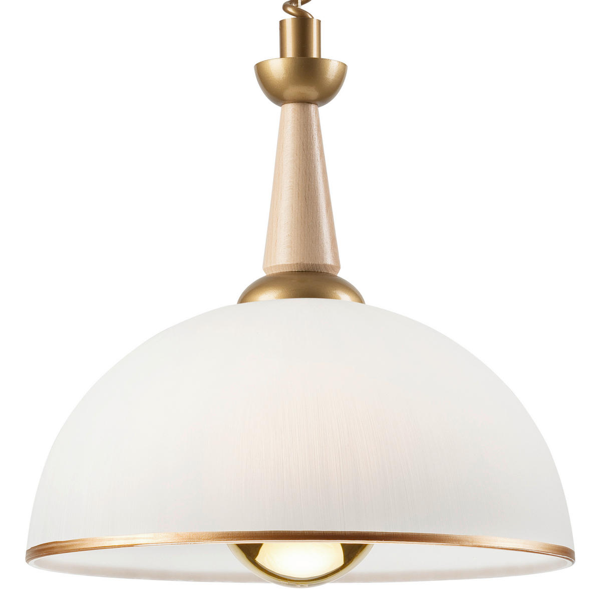 HÄNGELEUCHTE 30/64 cm  - Kieferfarben, KONVENTIONELL, Glas/Holz (30/64cm)