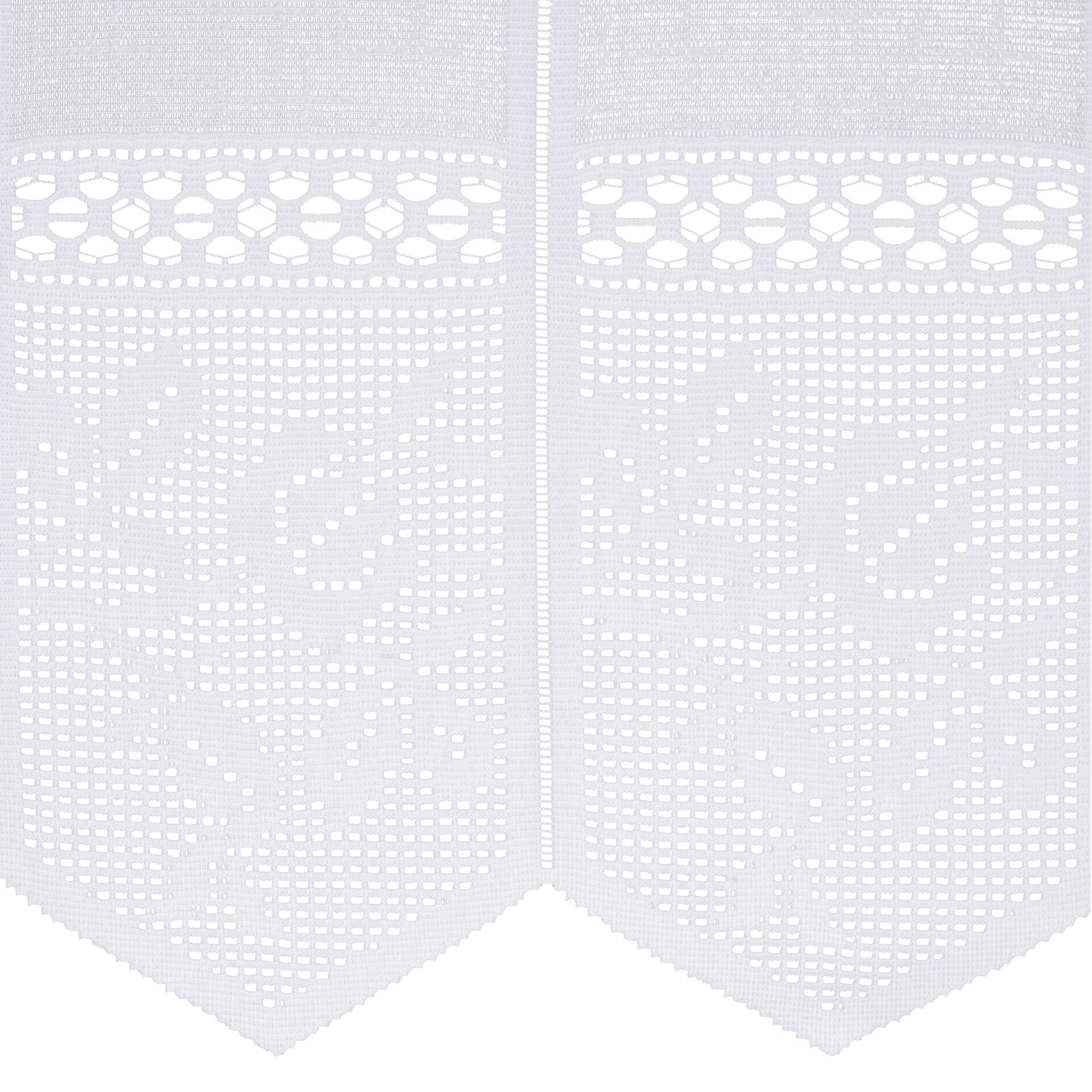 KURZGARDINE   - Weiß, Basics, Textil (60cm) - Esposa