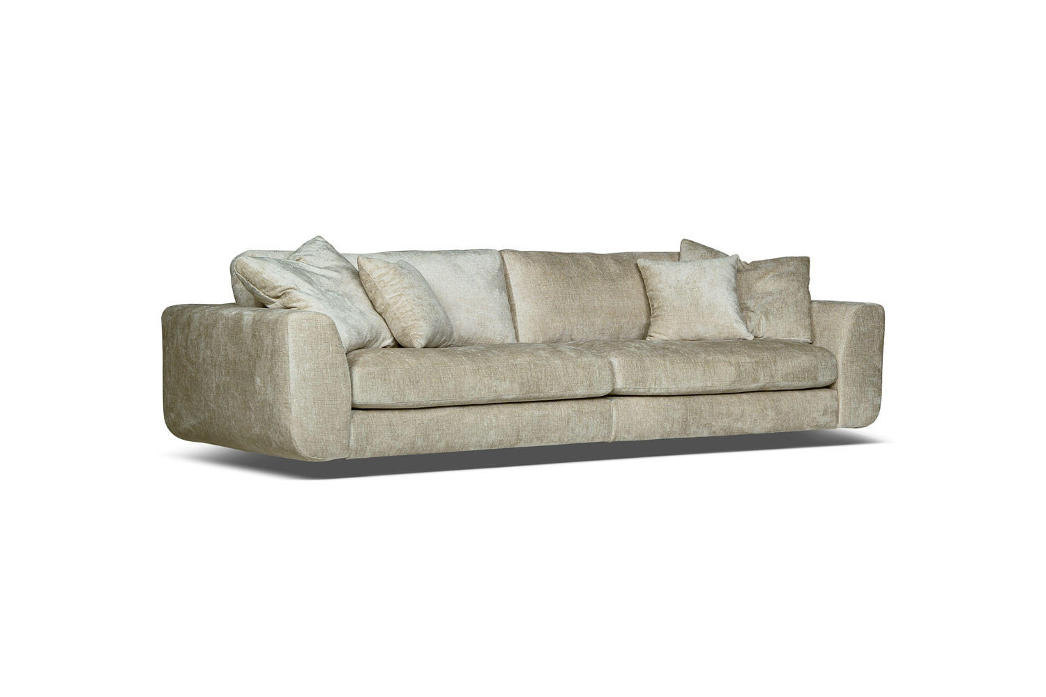 SOFFA i manchester grå  - grå, Klassisk, metall/trä (284/85/110cm) - Novel