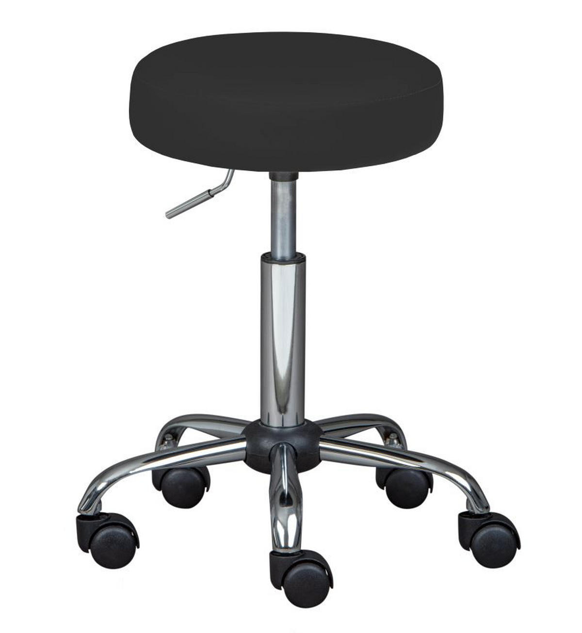 DREHHOCKER Schwarz  - Schwarz, Basics, Kunststoff (33/50-66/33cm) - MID.YOU