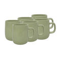 KAFFEEBECHERSET Colori Verde 6-teilig  - Grün, Trend, Keramik - Novel