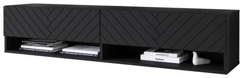 LOWBOARD  in 140/30/31 cm  - Schwarz/Grau, Basics, Holzwerkstoff/Kunststoff (140/30/31cm) - P & B