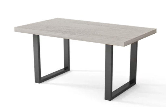 PLOČA STOLA siva drvni materijal - siva, Moderno, drvni materijal (220/100/3,6cm)