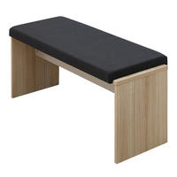 ÜLŐPAD - kasmírszínű/tölgyfa színű, Modern, faalapú anyag/textil (126/49/40cm) - Hom`in