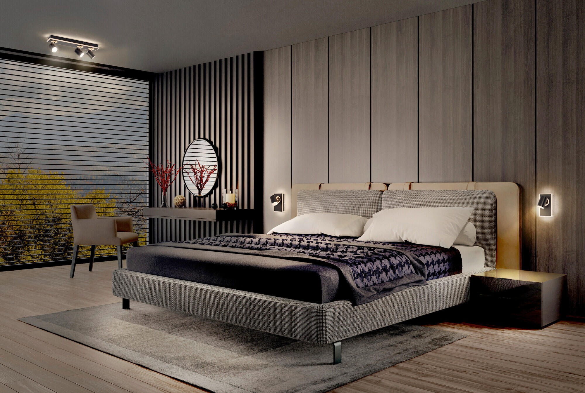 LED-STRAHLER 55,8/12/14,8 cm   - Schwarz, Basics, Kunststoff/Metall (55,8/12/14,8cm) - Osram