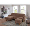 ECKSOFA PALMERA V in Mikrofaser Braun  163/244 cm  - Eichefarben/Braun, KONVENTIONELL, Holz/Textil (163/244cm) - Sit & More