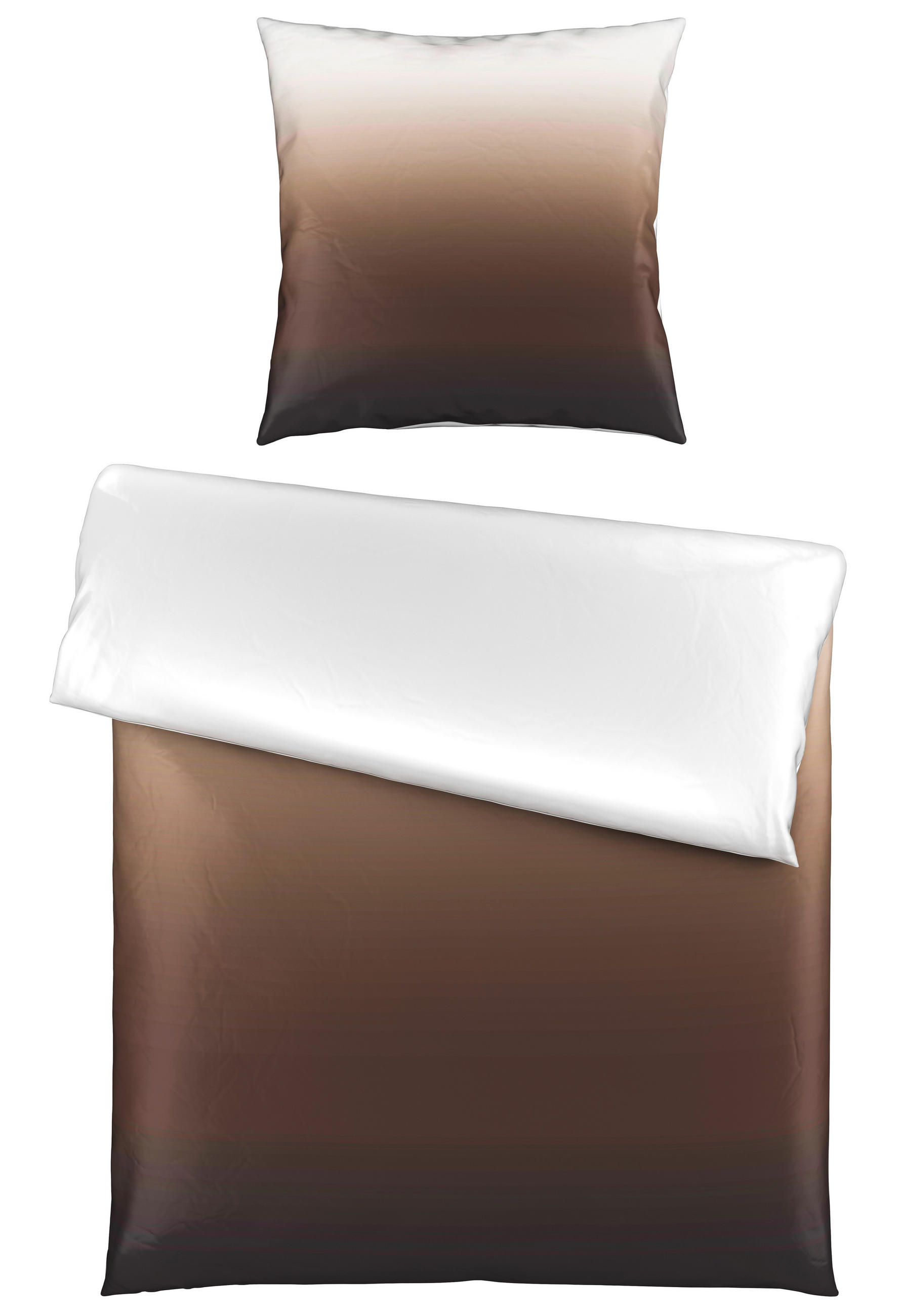 BETTWÄSCHE Satin 135/200 cm  - Anthrazit, Design, Textil (135/200cm) - Novel