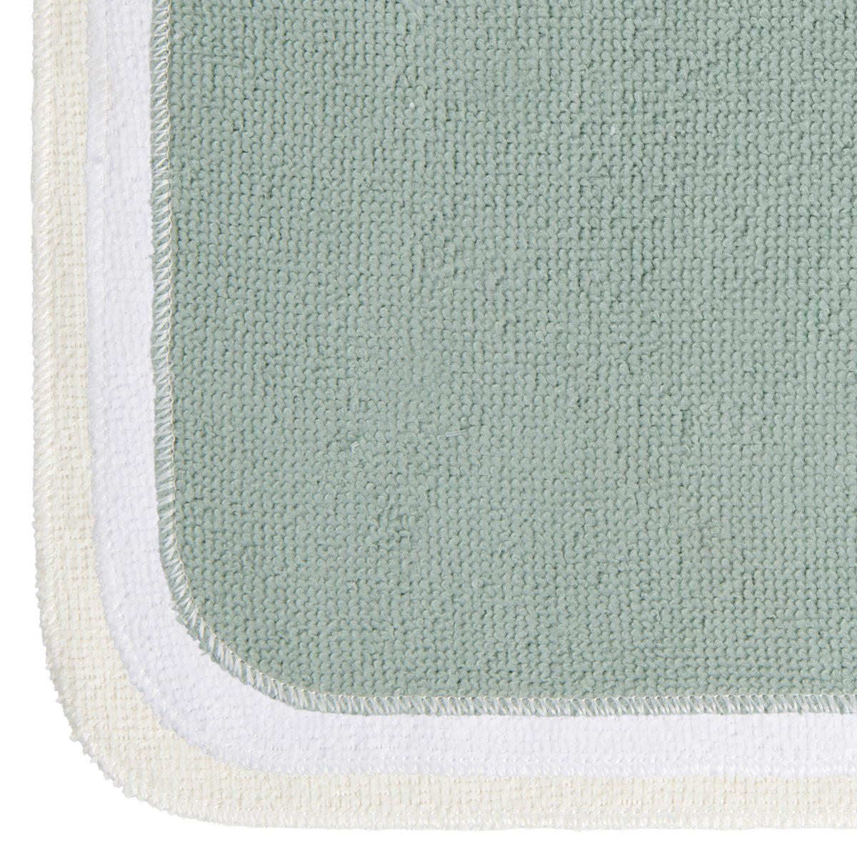 WASCHTUCH Vorteilspack 24 Stk  - Creme/Weiß, Basics, Textil (22/22cm) - My Baby Lou