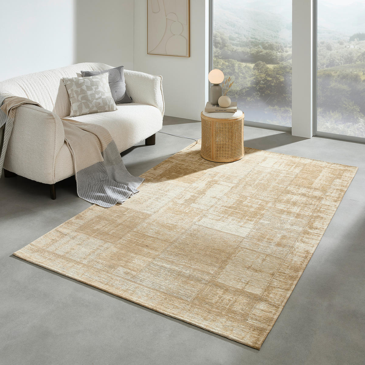 FLACHWEBETEPPICH 200/290 cm Beige  - Beige, Trend, Kunststoff/Textil (200/290cm) - Novel