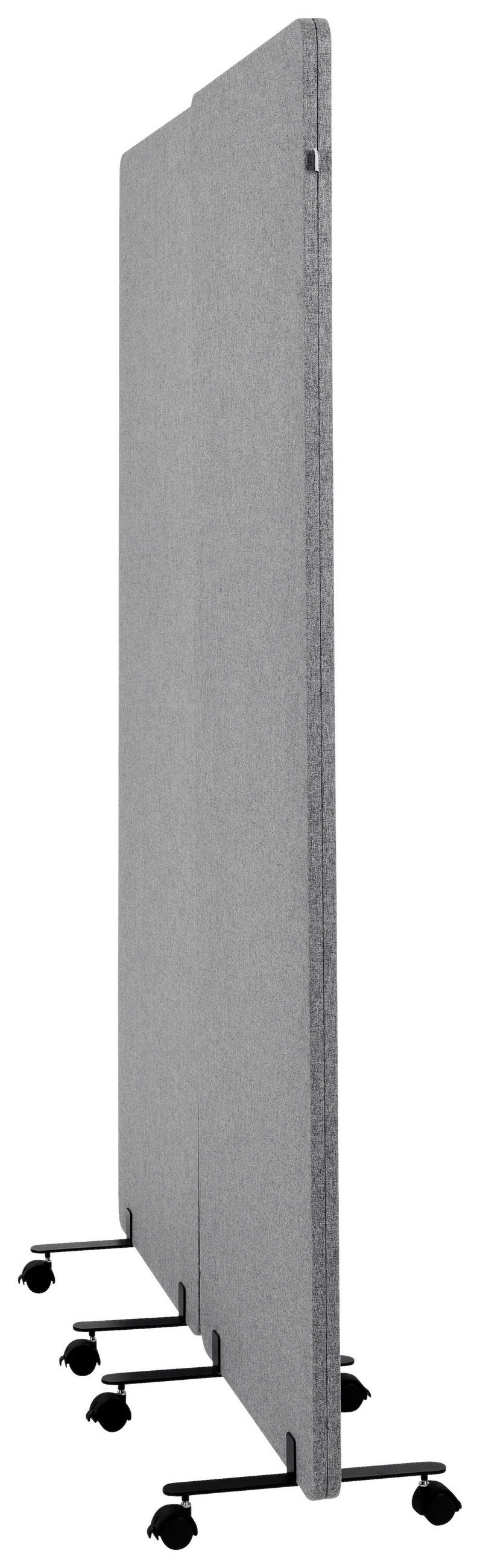 MELLANVÄGG  i metall, plast, textil  mörkgrå  - mörkgrå, Basics, metall/textil (60/177/35cm) - MID.YOU