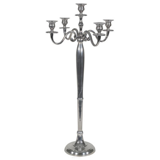 SVIJEĆNJAK metal - srebrne boje, Basics, metal (37/79/37cm)