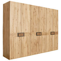 DREHTÜRENSCHRANK Eichefarben, Dunkelbraun  - Eichefarben/Dunkelbraun, Natur, Holz (301,9/223,3/61,9cm) - Valnatura