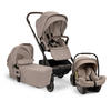 KINDERWAGENSET  MIXX NEXT  CEDAR  - Graubraun/Schwarz, Basics, Kunststoff/Textil (60/110/82cm) - Nuna
