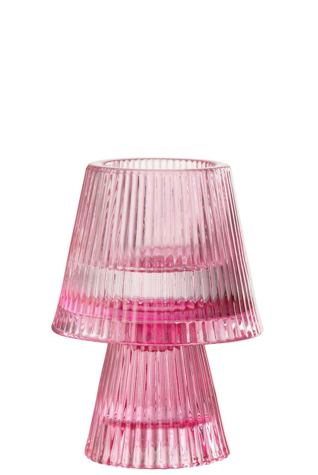 KERZENSTÄNDER - Magenta, Basics, Glas (8,8/8,8/11,8cm)