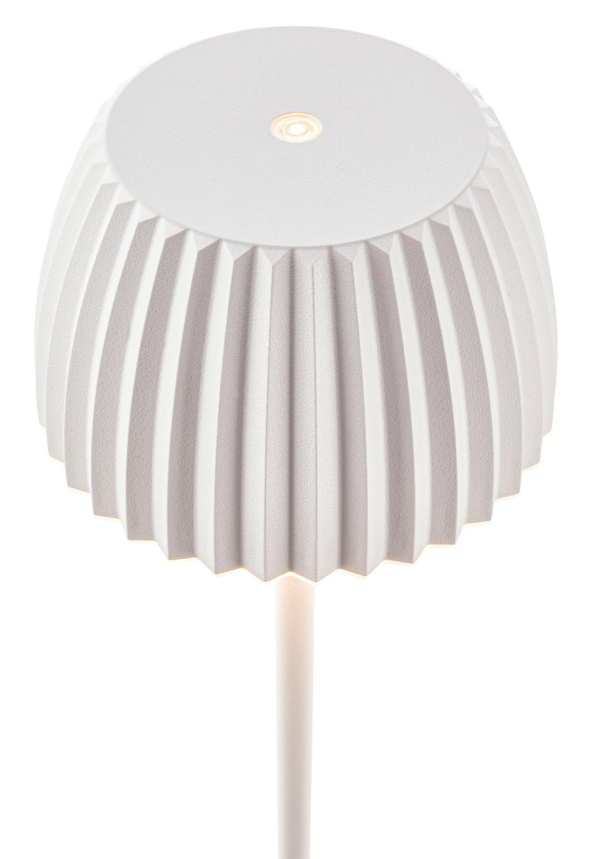 AKKU-STEHLEUCHTE 19/123,5 cm    - Weiß, Basics, Kunststoff/Metall (19/123,5cm)