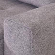 ECKSOFA Grau Velours  - Schwarz/Grau, KONVENTIONELL, Kunststoff/Textil (247/156cm) - Carryhome