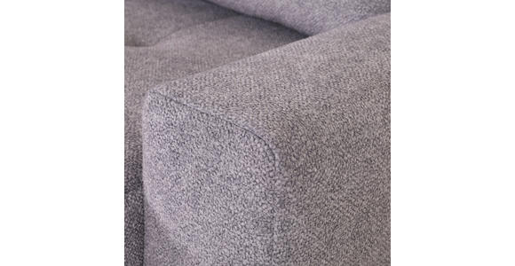 ECKSOFA Grau Velours  - Schwarz/Grau, KONVENTIONELL, Kunststoff/Textil (247/156cm) - Carryhome