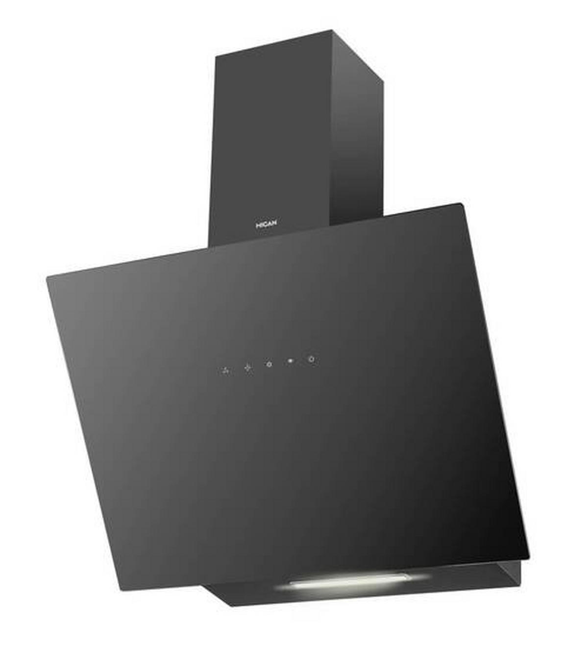 DUNSTABZUGSHAUBE 60551  - Schwarz, LIFESTYLE, Glas/Metall (60/75,8-113,8/37,6cm) - Amica