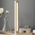 LED-TISCHLEUCHTE 15/40/15 cm   - Eichefarben/Nickelfarben, LIFESTYLE, Holz/Kunststoff (15/40/15cm) - Novel