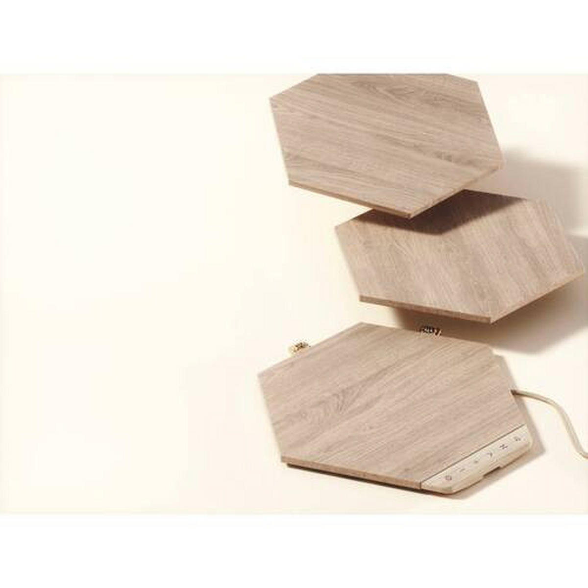 NANOLEAF HEXAGONS 3ER Erweiterungsset 23/0.6/20 cm   - Braun, Basics, Kunststoff (23/0.6/20cm)