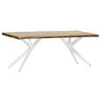 TISCHPLATTE      - Naturfarben, Design, Holz (200/100/5cm) - Landscape