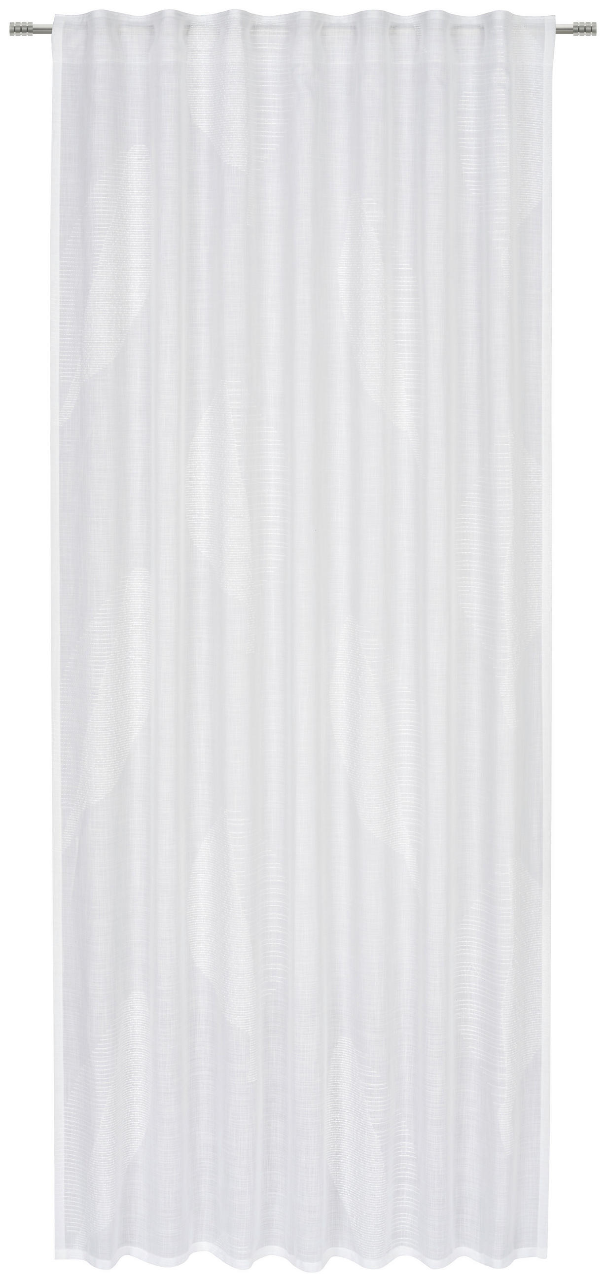 KÉSZFÜGGÖNY áttetsző  - fehér, Natur, textil (140/245cm) - Esposa