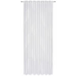 FERTIGVORHANG transparent  - Weiß, Natur, Textil (140/245cm) - Esposa