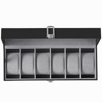 UHRENBOX - Schwarz, Basics, Glas/Holzwerkstoff (30/8/11,2cm)