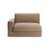 SOFAELEMENT FABIO E Mikrofaser Braun  - Schwarz/Braun, MODERN, Kunststoff/Textil (132/87/108cm) - Sit & More