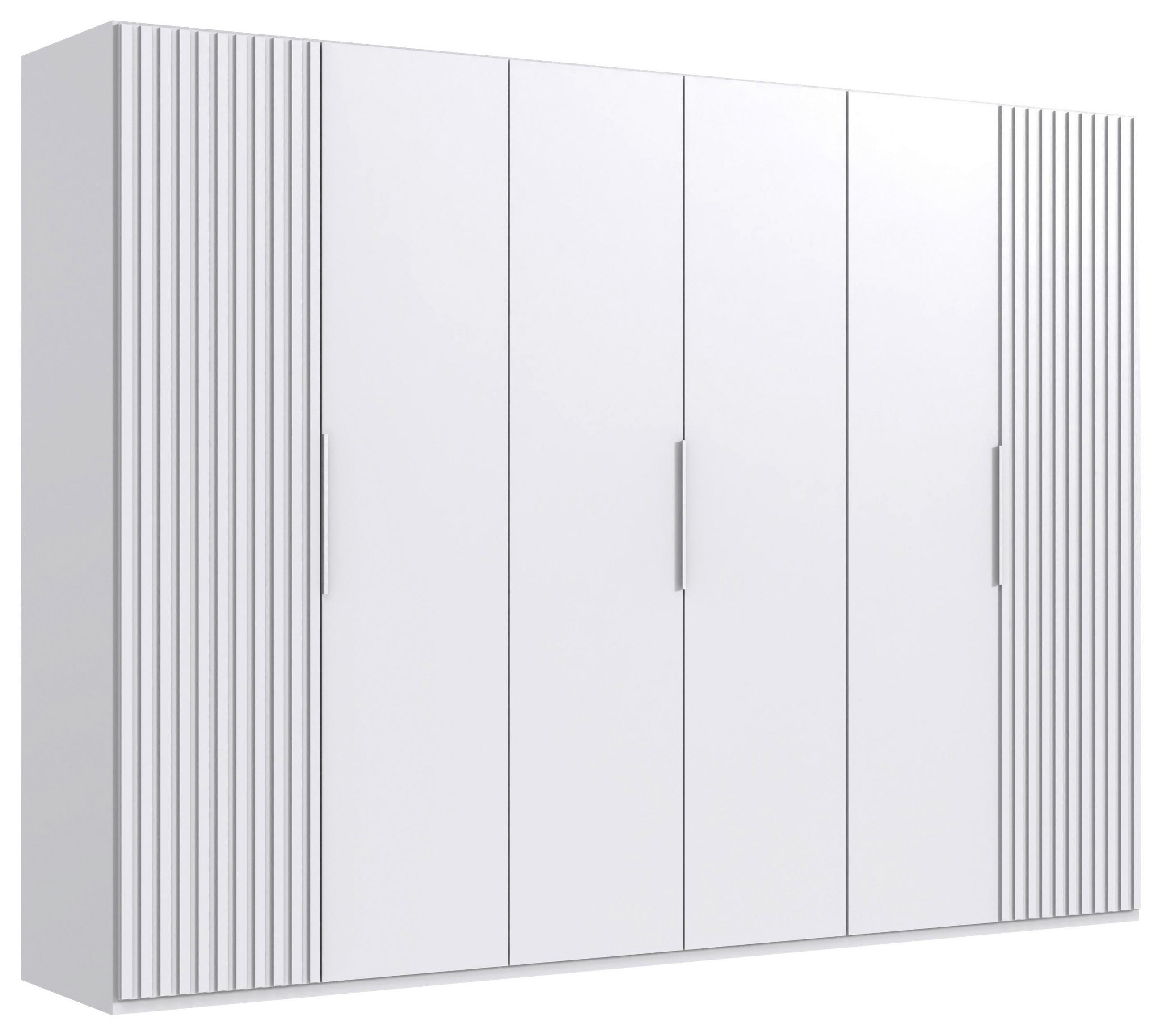 Drehtürenschrank Andorra Weiß B: 300 cm