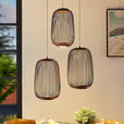 LED-HÄNGELEUCHTE Cage 40/50-150 cm  - Kupferfarben, Design, Kunststoff/Metall (40/50-150cm) - Dieter Knoll