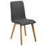 STUHL in Textil Anthrazit, Eichefarben - Eichefarben/Anthrazit, Design, Holz/Textil (42/90/43cm) - Carryhome STUHL in Textil Anthrazit, Eichefarben - Eichefarben/Anthrazit, Design, Holz/Textil (42/90/43cm) - Carryhome